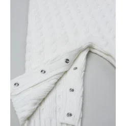 Prenatal Pijama tricot blanco para recién nacida