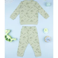 Prenatal Pijama verde de dinosaurios para niño* Descanso Y Ropa Interior·Bebé 3-36 Meses