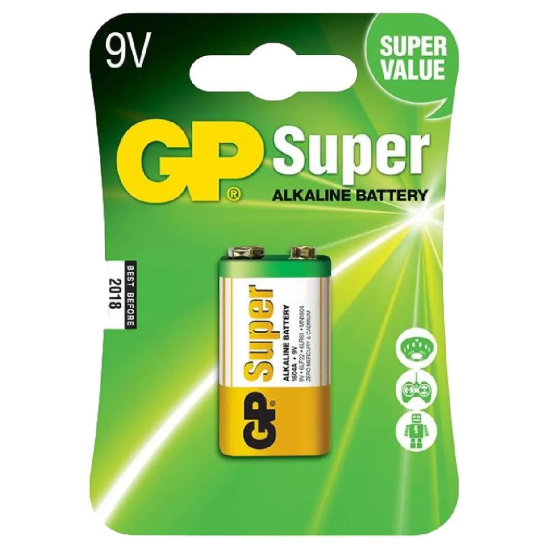 TOYS "R" US Pila 9V alcalinas 1 unid* Electrónicos