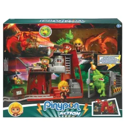 PINYPON - Dinos atacan el campamento Action* Coleccionables Y Mini Mundos