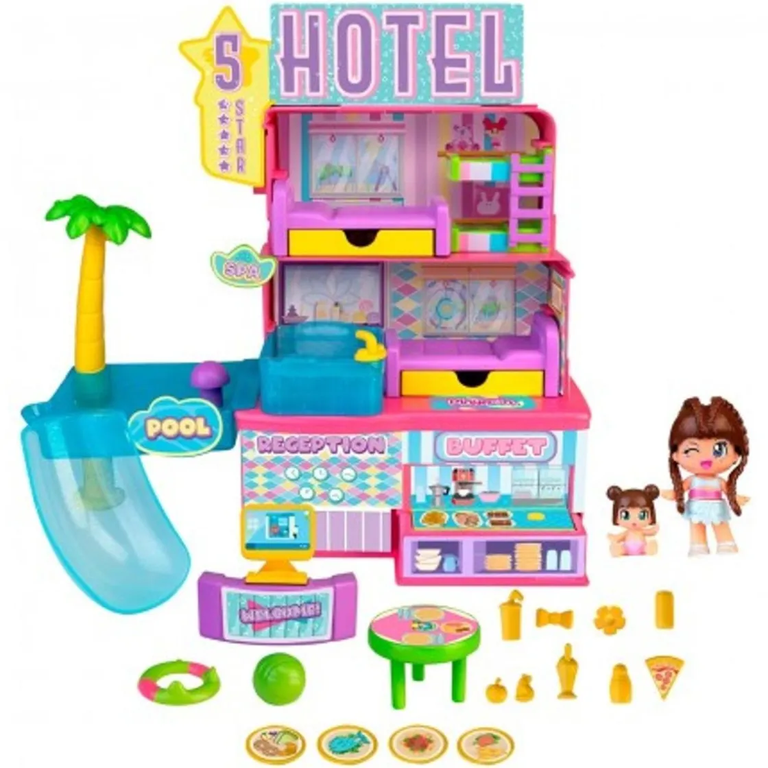 PINYPON - Hotel 5 estrellas* Coleccionables Y Mini Mundos
