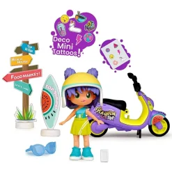 PINYPON - Moto Girl* Coleccionables Y Mini Mundos