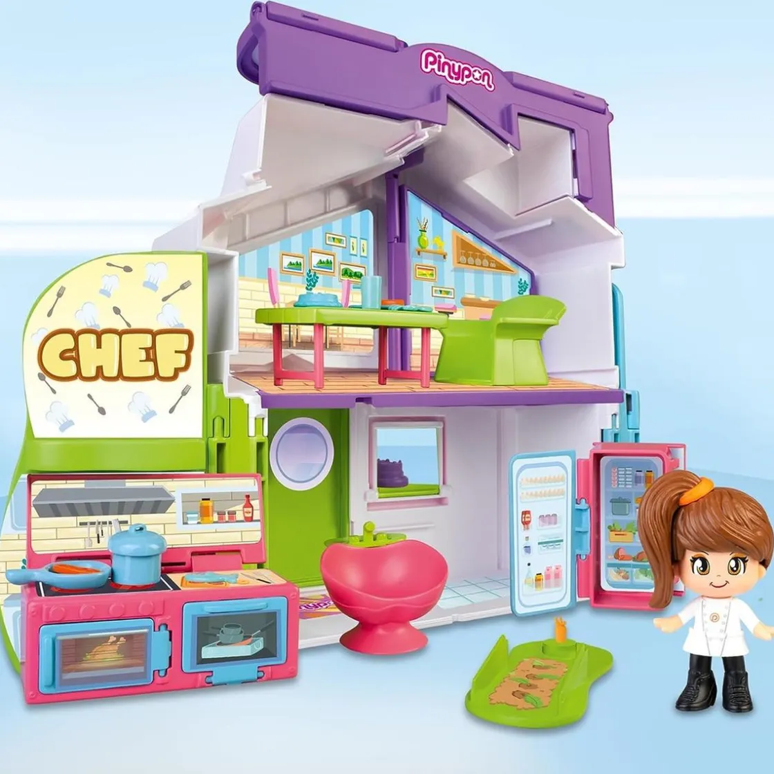 PINYPON - Profesiones 3 en 1 juego de figuras ㅤ* Coleccionables Y Mini Mundos