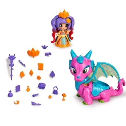 FAMOSA Pinypon - Reina y Dragón - Figuras Queens Dragon* Coleccionables Y Mini Mundos