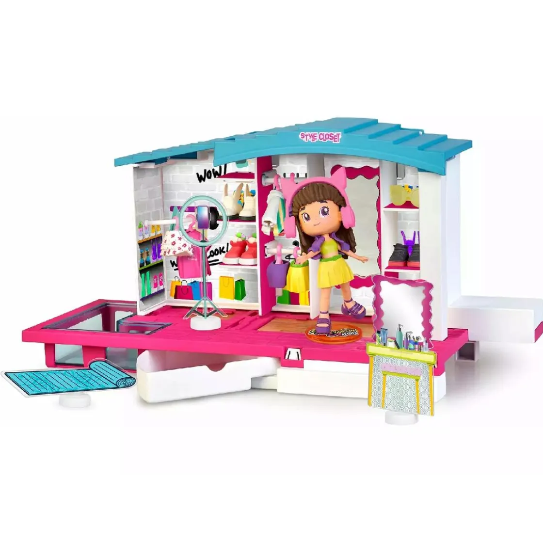 PINYPON Top - Style Closet Playset con figura y accesorios