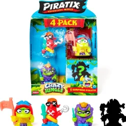PIRATIX Crazy Jungle - Pack de 4 (varios modelos)* Figuras De Acción