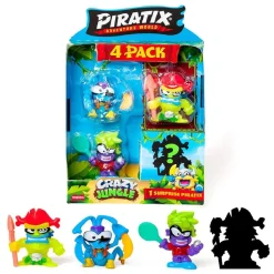 PIRATIX Crazy Jungle - Pack de 4 (varios modelos)* Figuras De Acción