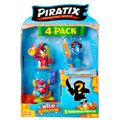 40 SETTIMANE Piratix Wild Kingdom - Pack 4 figuras (Varios Modelos)