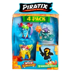 40 SETTIMANE Piratix Wild Kingdom - Pack 4 figuras (Varios Modelos)
