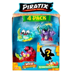 40 SETTIMANE Piratix Wild Kingdom - Pack 4 figuras (Varios Modelos)