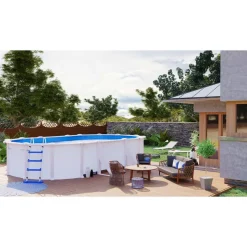 GRE Piscina ovalada Fidji 610 x 375 cm* Piscinas Tubulares|Piscinas