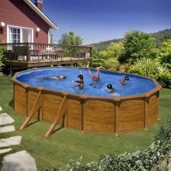 GRE Piscina ovalada Mauritius 610 x 375 cm* Piscinas|Juguetes De Verano