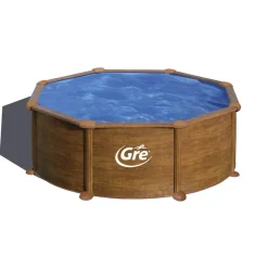 GRE Piscina redonda Mauritius 350 x 132 cm* Piscinas|Juguetes De Verano