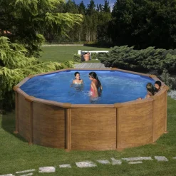 GRE Piscina redonda Mauritius 350 x 132 cm* Piscinas|Juguetes De Verano