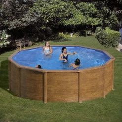 GRE Piscina redonda Sicilia Ø 3 m* Piscinas Tubulares|Piscinas