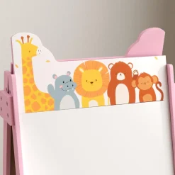 AIYAPLAY Pizarra 2 en 1 con cajas de tela Rosa* Arte Y Manualidades