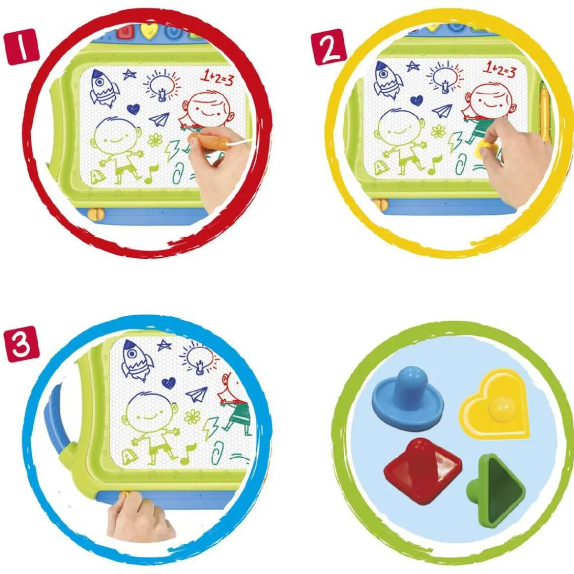 CREAMANIA UNISEX Pizarra mágica con patas* Steam|Arte Y Manualidades