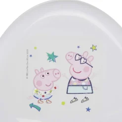 PLASTIMYR - Peppa Pig - Orinal antideslizante Peppa Pig, 38 x 27 x 23.5 cm, gris claro ㅤ