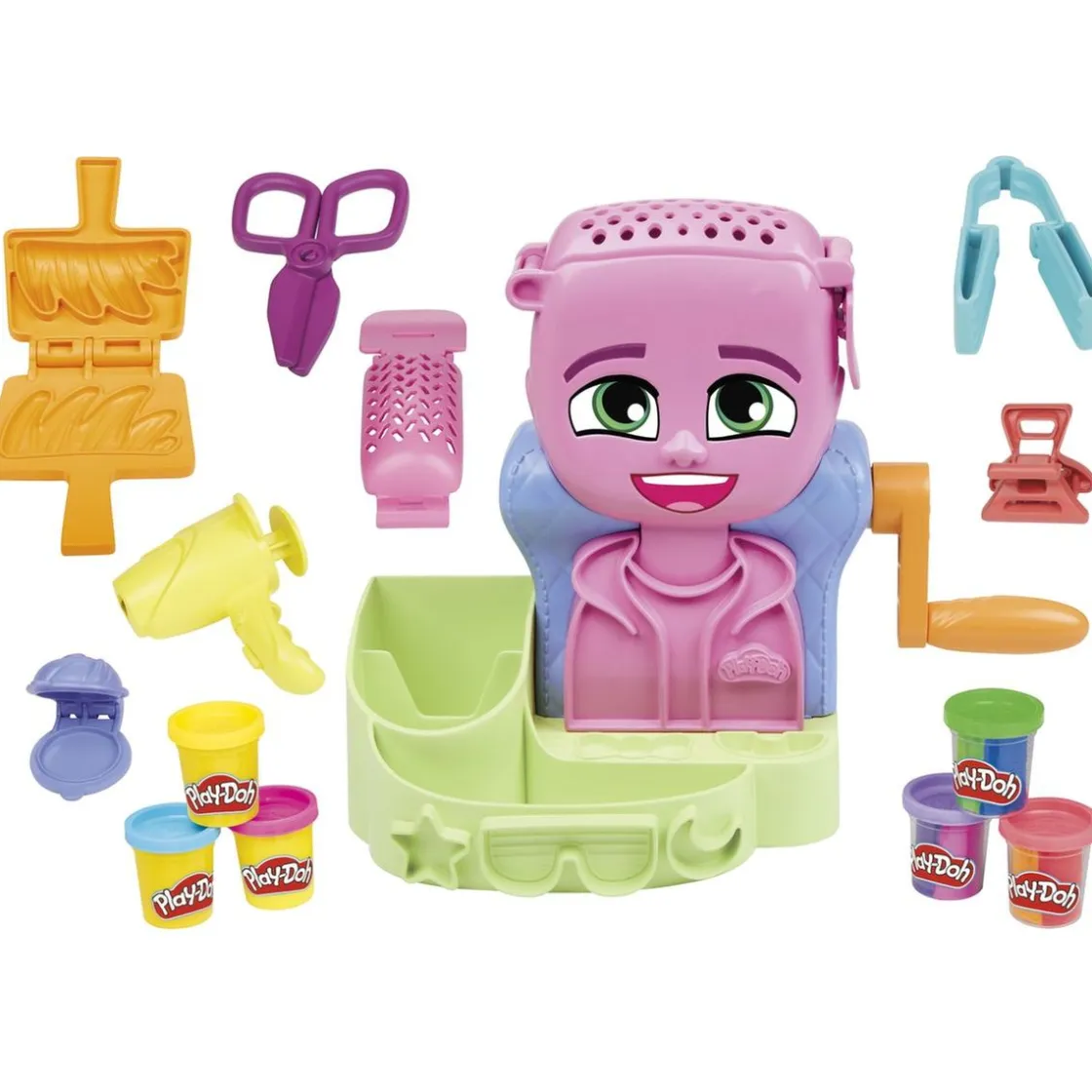 HASBRO IBERIA Play-Doh - Juguete Creativo Estilo Peluquería con Plastilina ㅤ