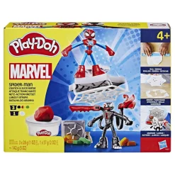 HASBRO IBERIA Play-Doh - Spider-man Lanza y atrapa* Steam|Arte Y Manualidades