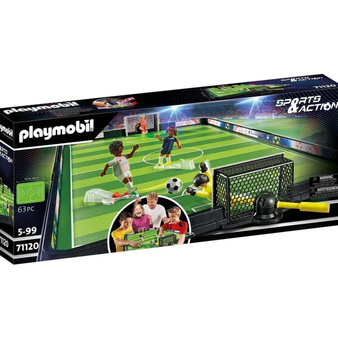 PLAYMOBIL - Campo de fútbol - 71120
