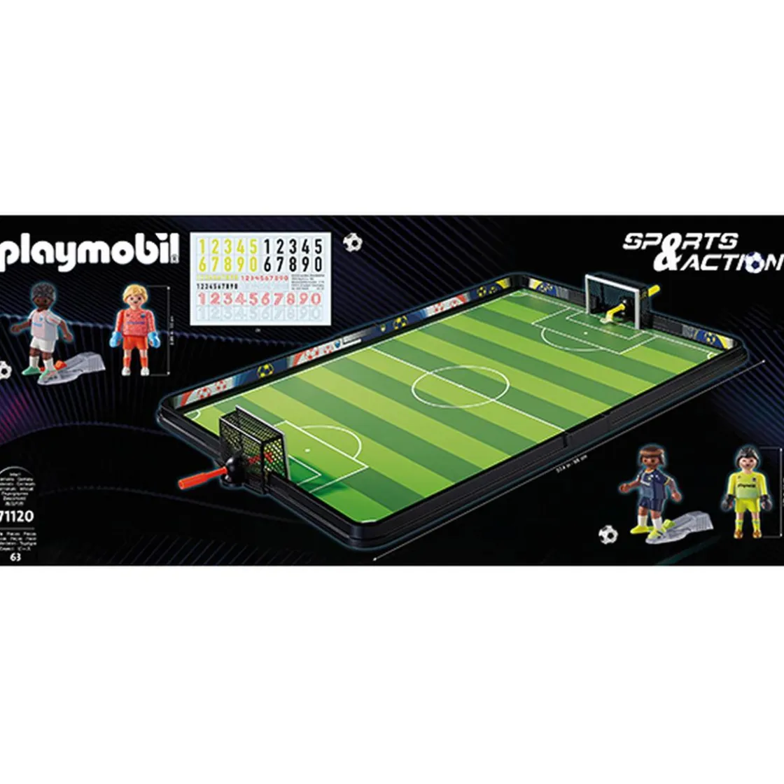 PLAYMOBIL - Campo de fútbol - 71120