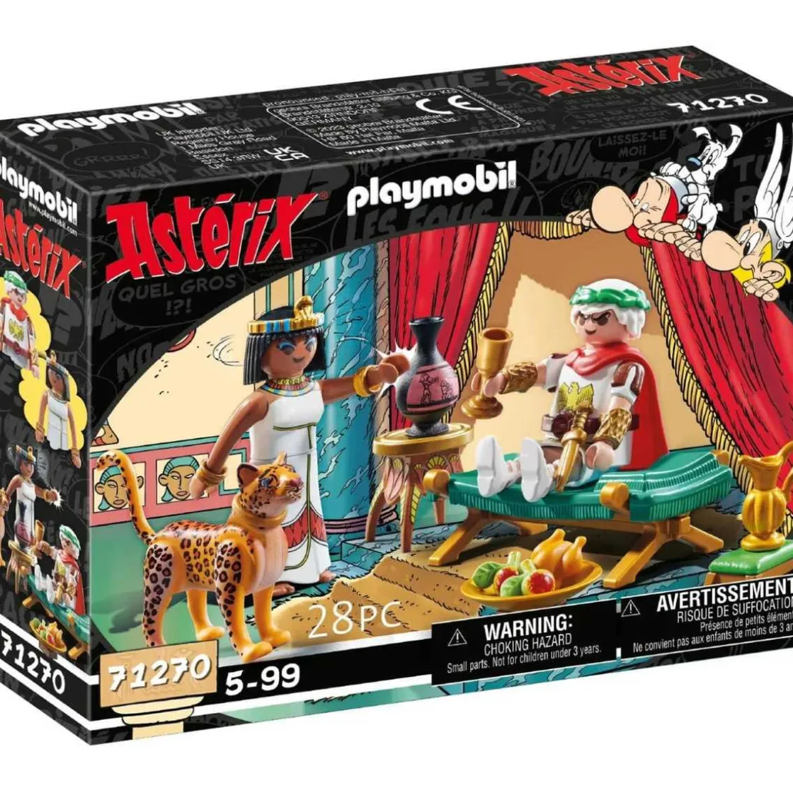 PLAYMOBIL - Construcción Astérix César y Cleopatra 71270 ㅤ* Juguetes De Construcción