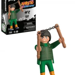 PLAYMOBIL - Figura de Guy con traje verde y sandalias shinobi ㅤ* Juguetes De Construcción