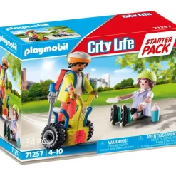 PLAYMOBIL - Pack inicial de rescate con Balance Racer* Juguetes De Construcción