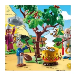 PLAYMOBIL - Panorámix con el caldero de la Poción Mágica - 70933* Juguetes De Construcción