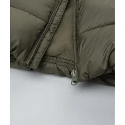 Prenatal Plumífero verde con forro polar para niño