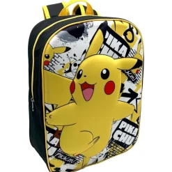 POKEMON - Mochila Escolar Pikachu* Material Escolar