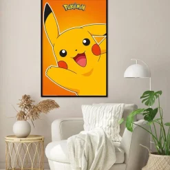 ABYSSE CORP Pokemon - Póster de Pokémon Pikachu (61 x 91,5 cm), diseño multicolor