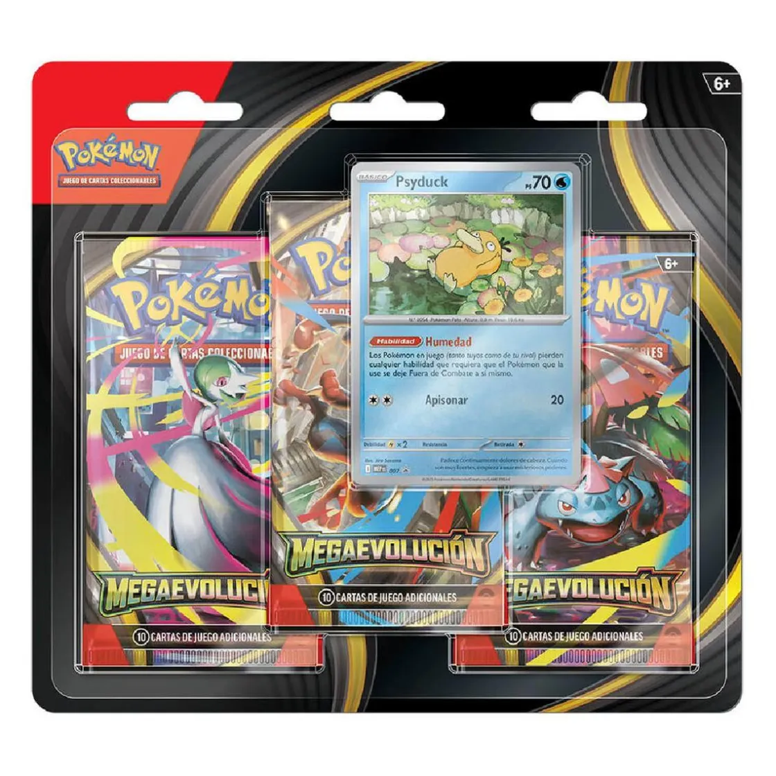 BANDAI Pokémon - Blister 3 sobres de refuerzo Mega Evolución en español (Varios modelos)* Juegos Y Puzzles|Friki Zone