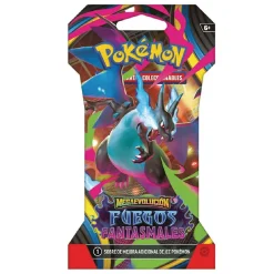 BANDAI Pokémon - Megaevolución Fuegos Fantasmales - Sobre con funda cartas coleccionables en español (Varios modelos)* Friki Zone|Juegos Y Puzzles