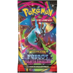 BANDAI Pokémon - Megaevolución Fuegos Fantasmales - Sobre cartas coleccionables en español (Varios modelos)* Friki Zone|Juegos Y Puzzles