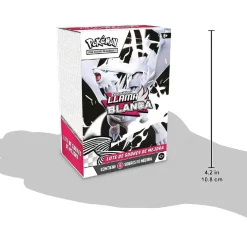 BANDAI Pokémon - Pack 6 sobres de cartas Escarlata y Púrpura Llama Blanca (español)