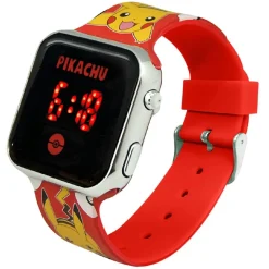 KIDS EUROSWAN S.L. Pokémon - Reloj LED* Coleccionables Y Mini Mundos