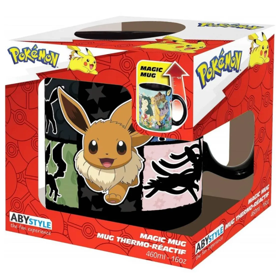 ABYSSE CORP Pokémon - Taza Termocromática Eevee 460ml* Merchandising|Friki Zone