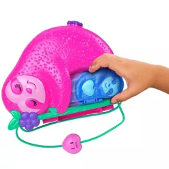 MATTEL Polly Pocket - Bolso familia de perezosos* Coleccionables Y Mini Mundos