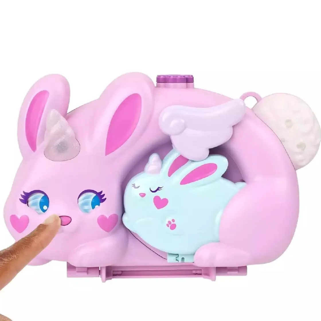 MATTEL Polly Pocket - Cofre Bolso Conejito
