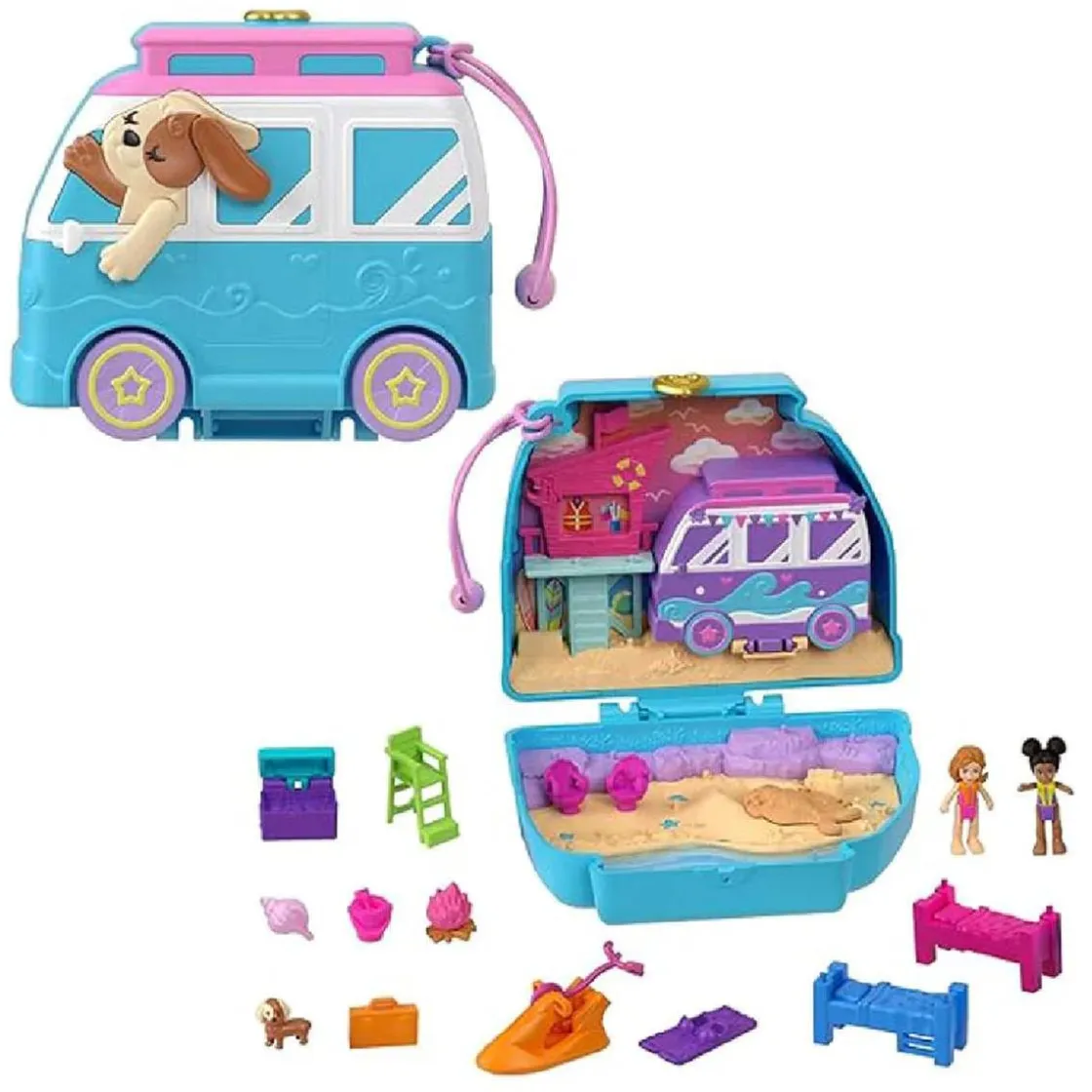 MATTEL Polly Pocket - Playset con 2 muñecas y accesorios (varios modelos)* Coleccionables Y Mini Mundos