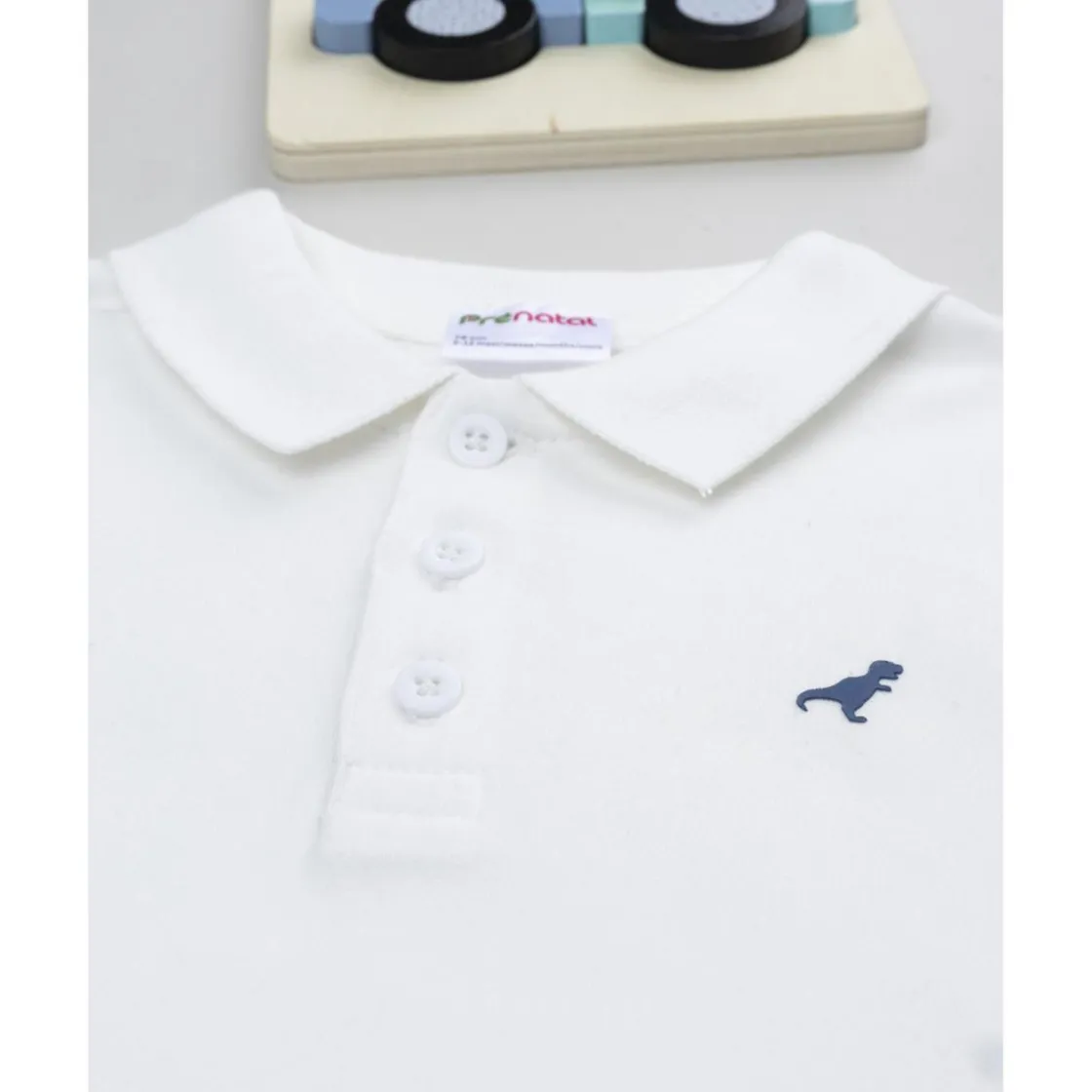 Prenatal Polo niño blanca manga larga* Bebé Niño 3-36 Meses·Camisas Y Camisetas|Niño·Bebé Niño 3-36 Meses