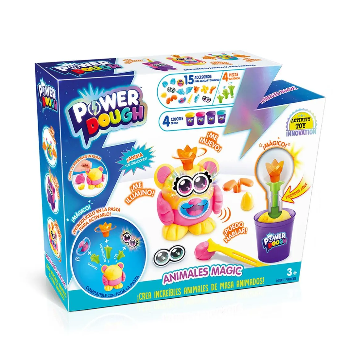 CANAL TOYS Power Dough - Animales Mágicos
