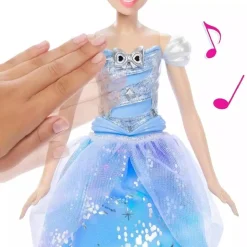 MATTEL Princesas Disney - Cenicienta con vestido de baile encantado