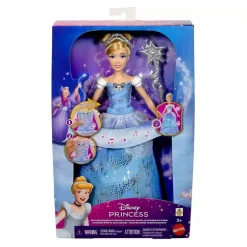 MATTEL Princesas Disney - Cenicienta con vestido de baile encantado