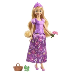 MATTEL Princesas Disney - Historias Mágicas - Muñeca Rapunzel