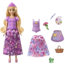 MATTEL Princesas Disney - Historias Mágicas - Muñeca Rapunzel