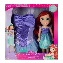 PRINCESAS DISNEY - Muñeca Ariel + Vestido (4-6 años)