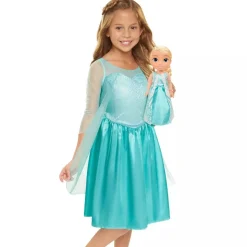 PRINCESAS DISNEY - Muñeca Elsa + Vestido (4-6 años)* Muñecas